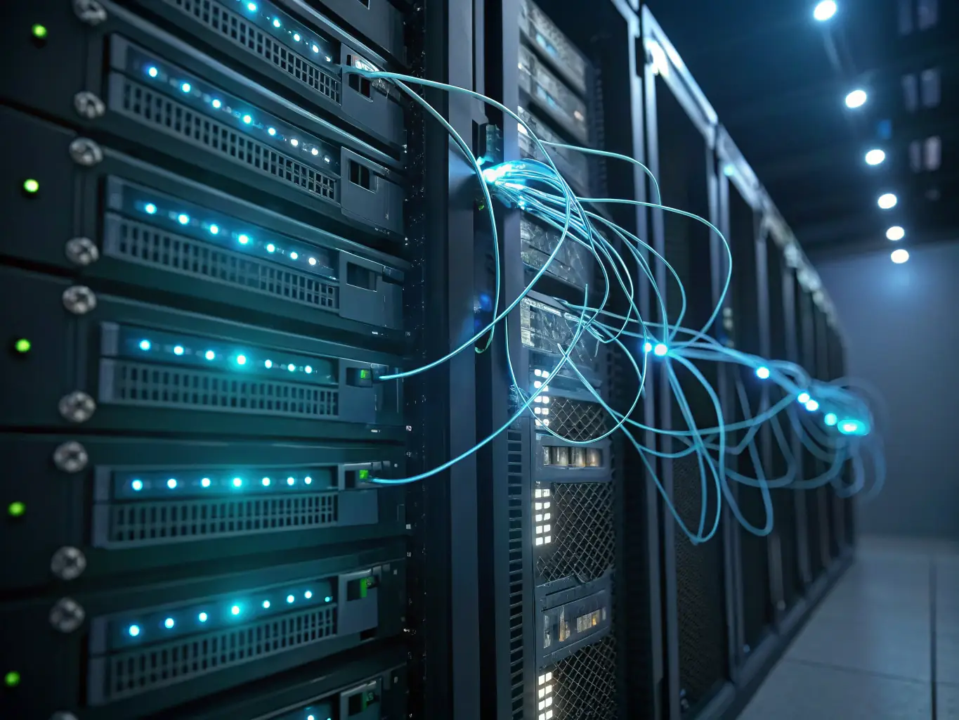 A cloud server with data transfer icons illustrating backup processes, representing Cloud Backup services.